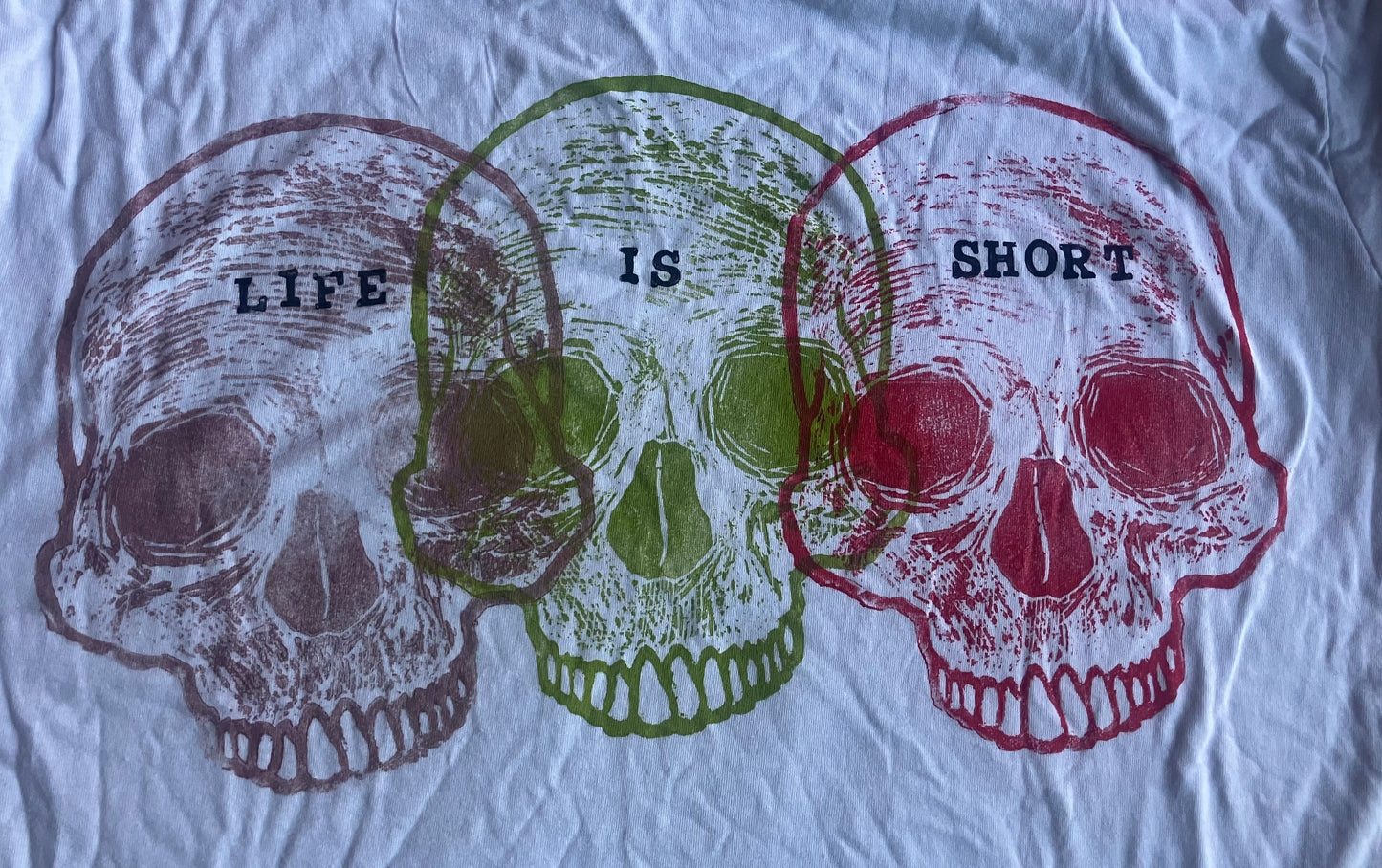 Life is Short white T