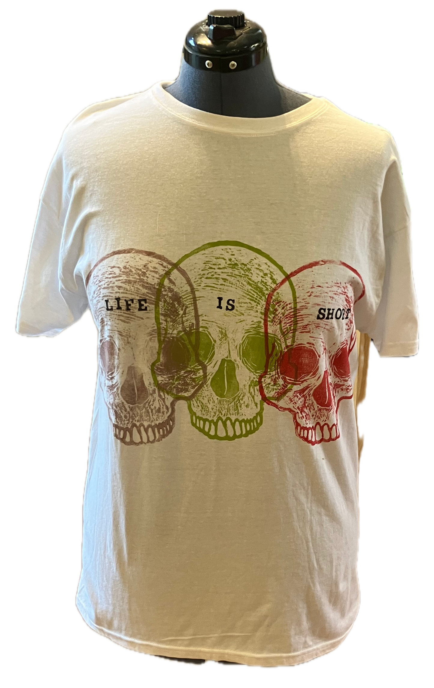 Life is Short white T